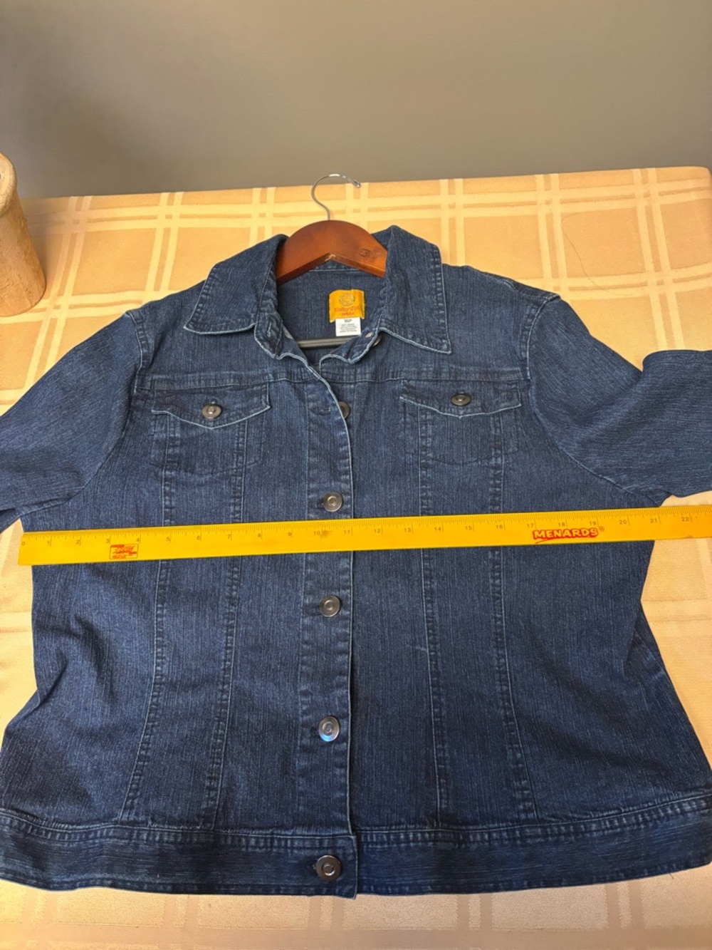 Ruby Rd. Classic Indigo Denim Jacket - Picture 6 of 7